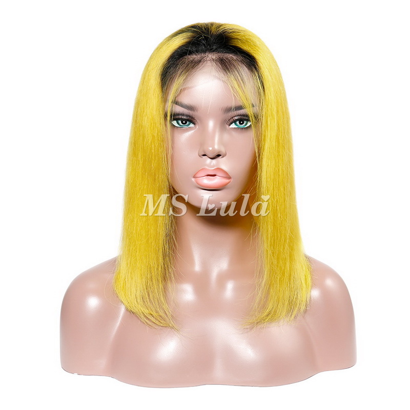 Clearance Sale Colored Straight BOB Lace Front Wig - 图片 8